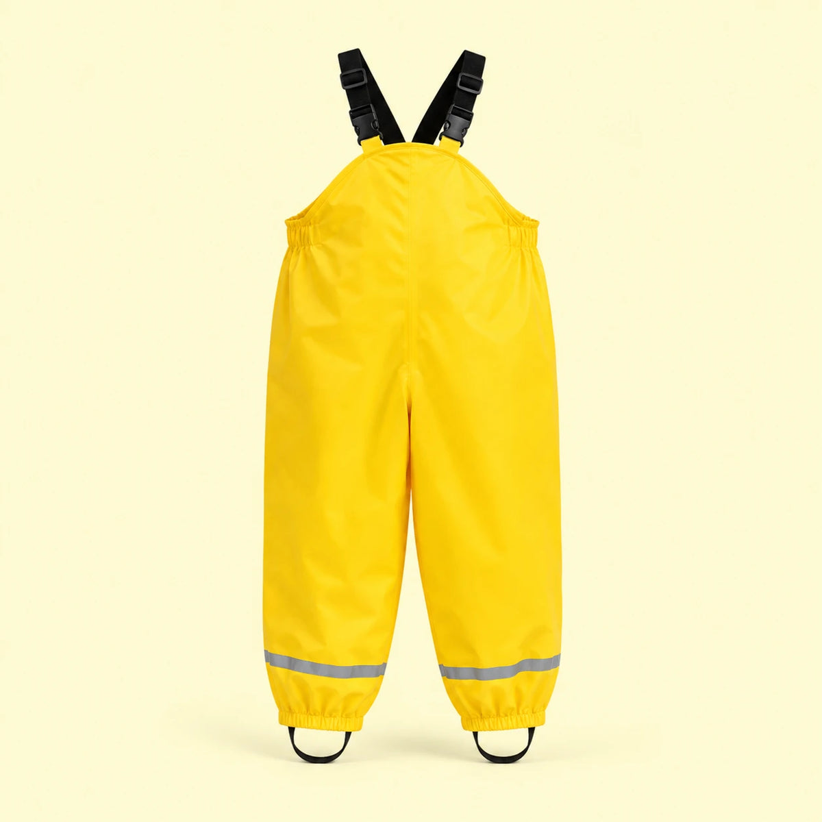 Salopette de pluie fille jaune - packshot produit seul