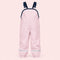 Salopette de pluie enfant rose poudre - packshot produit seul